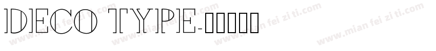 deco type字体转换